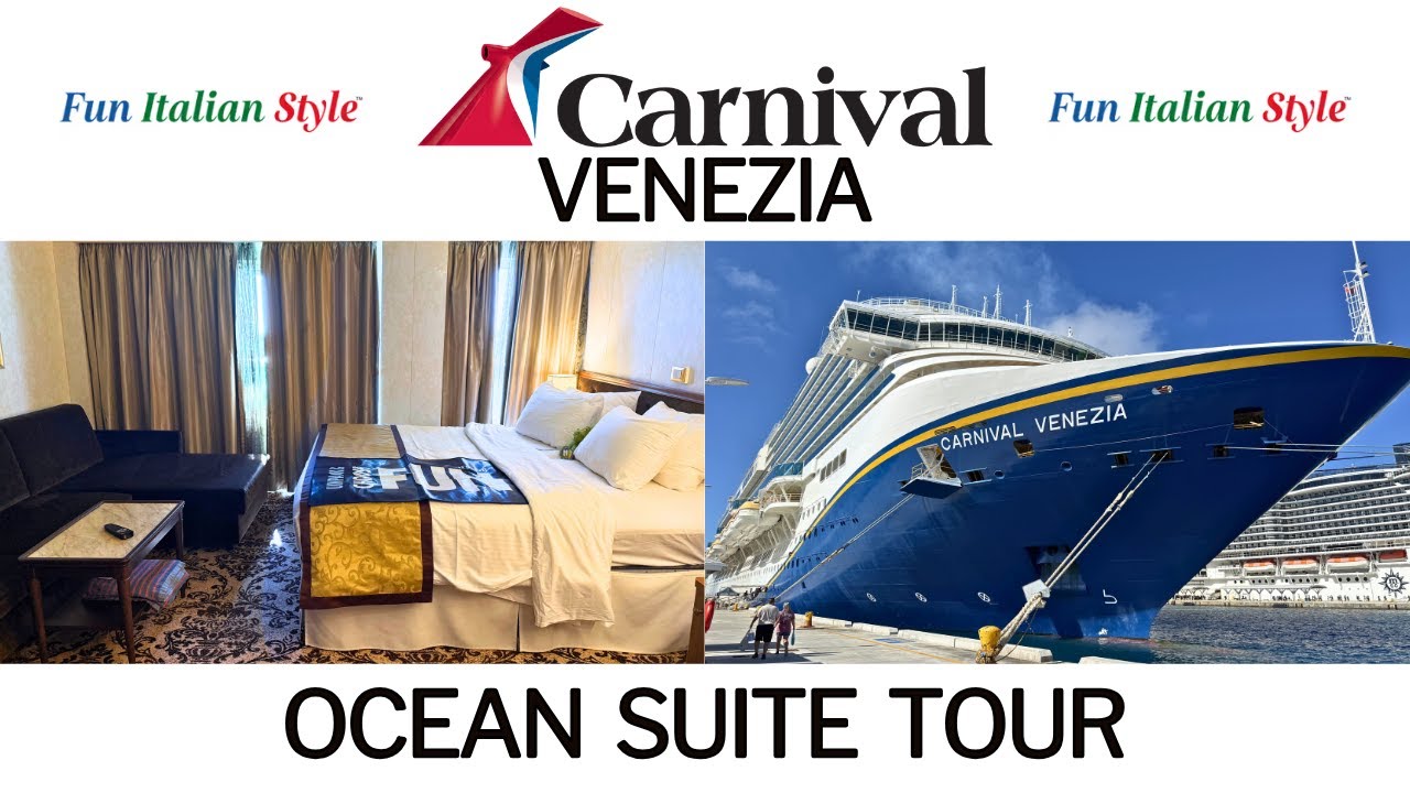 Обзор номера Ocean Suite на лайнере Carnival Venezia - номер 7231
