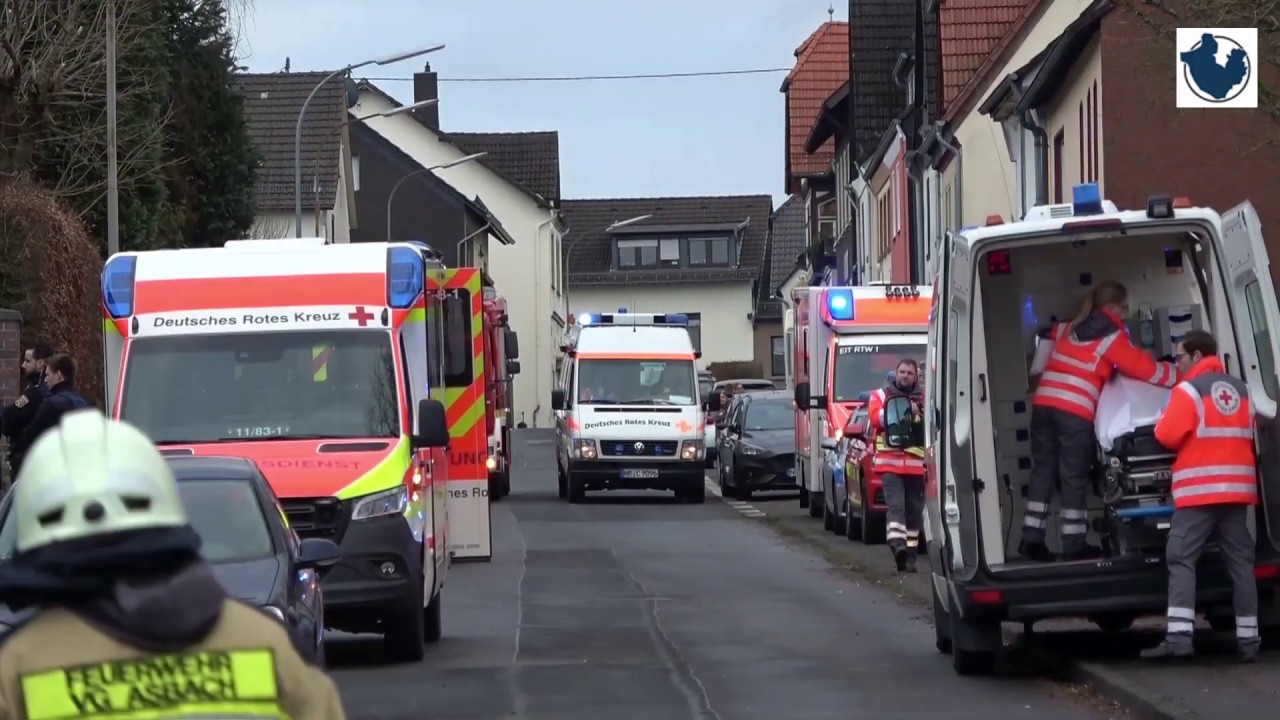 Großaufgebot an Rettungskräften in Asbach
