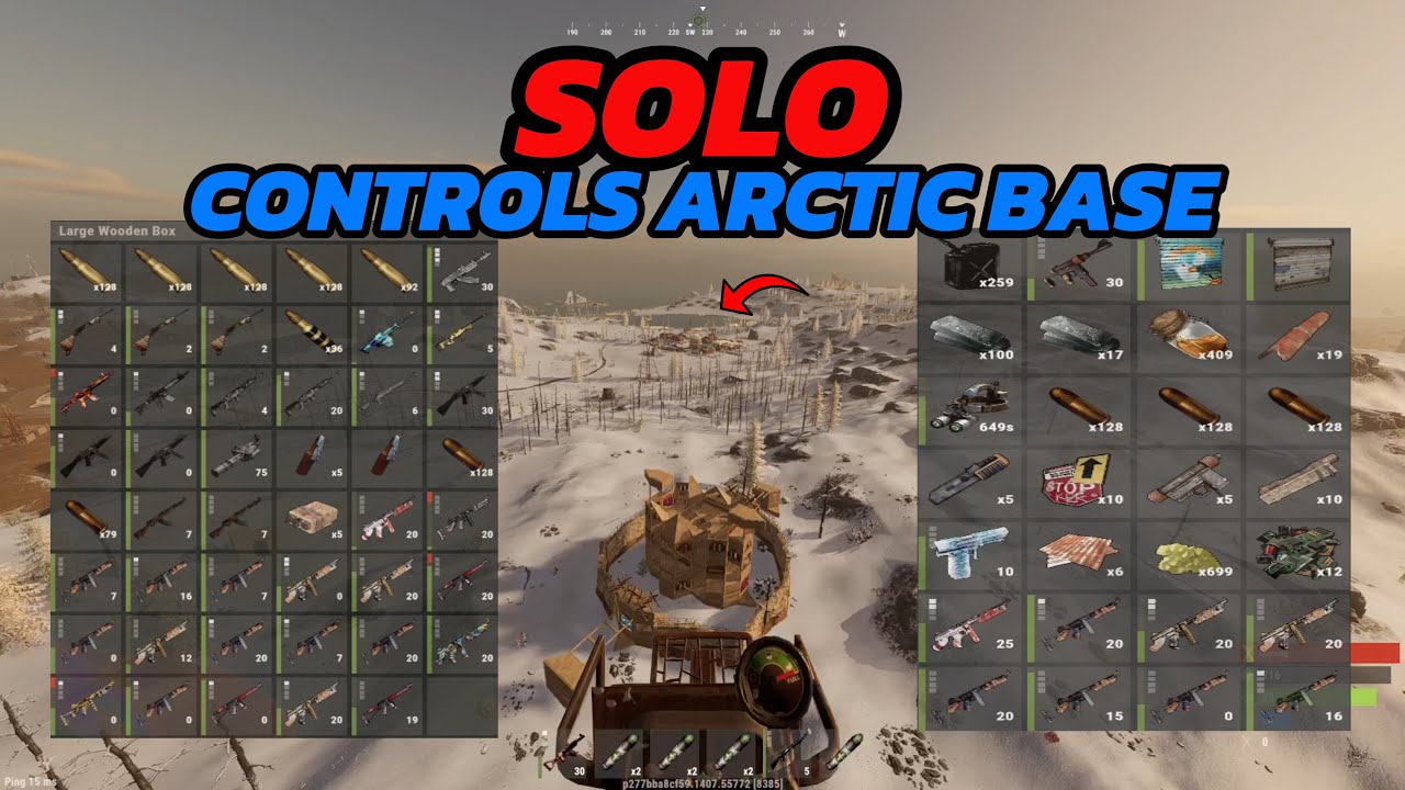 How A SOLO CONTROLS The NEW ARCTIC BASE UPDATE - Rust Console Edition