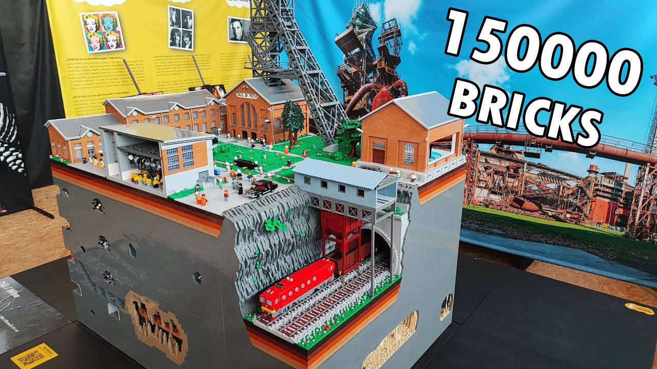 Massive LEGO Mine From 150 000 Bricks