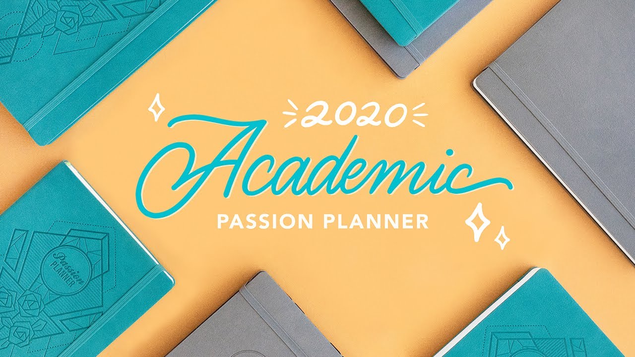 Our New 2020-2021 Academic Passion Planner