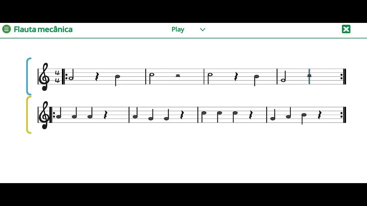 Flauta mec&acirc;nica - Educa&ccedil;&atilde;o Musical