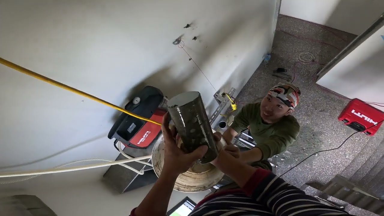 弄個洞原來這麼簡單#洗孔#銑孔#穿孔#配管#喜利得#hilti#電動工具#真空吸盤#真空機#洗孔機#DD120