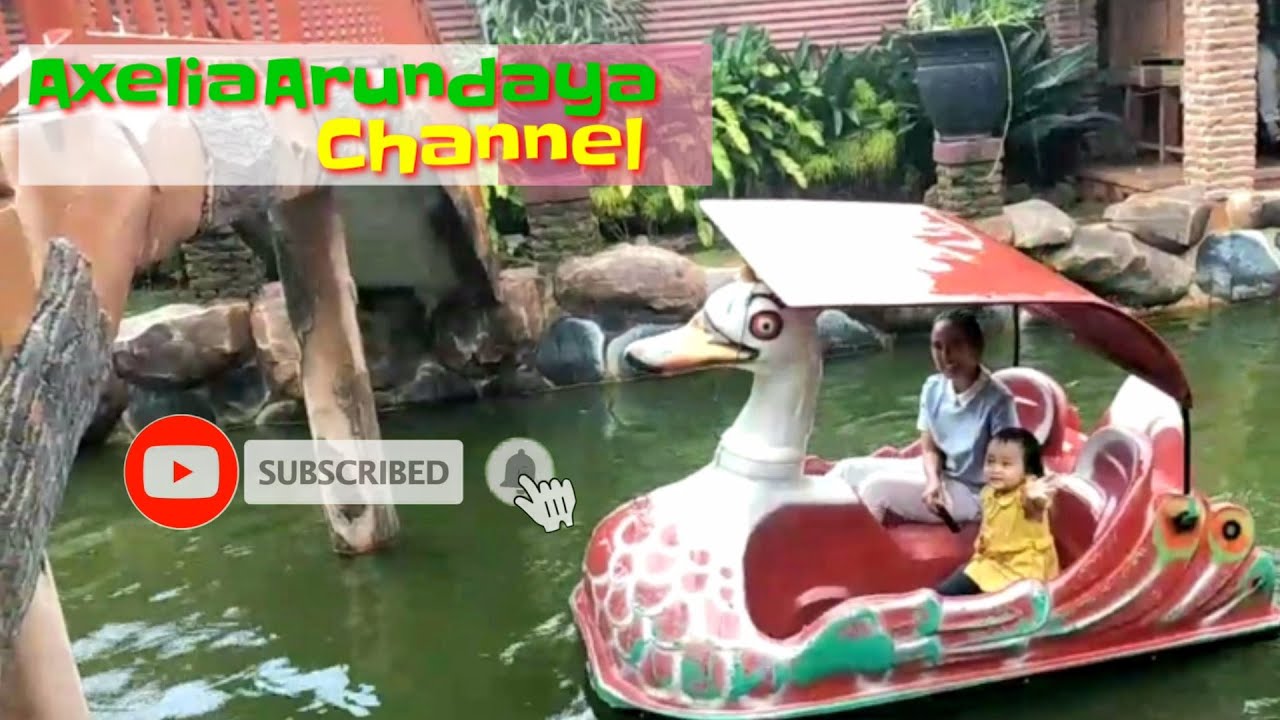 Naik perahu bebek DALEM SIMBAH Wonosalam | A duck boat ride