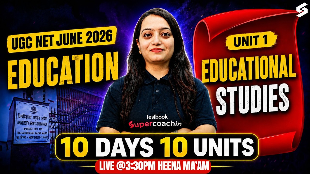UGC NET Education Paper 2 | UGC NET Education Unit 1 | Educational Studies UGC NET By Dr.Heena Mam