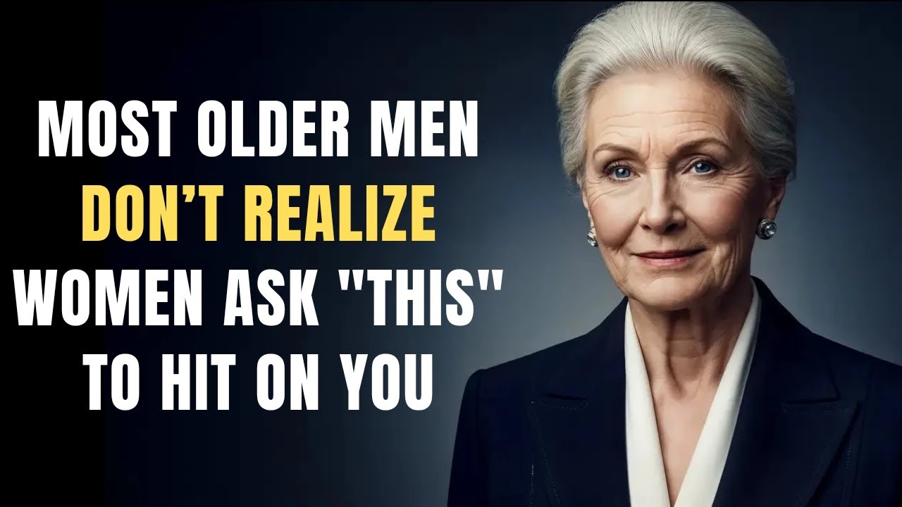 Most older men don’t realize women ask these 5 questions when they’re flirting with you.
