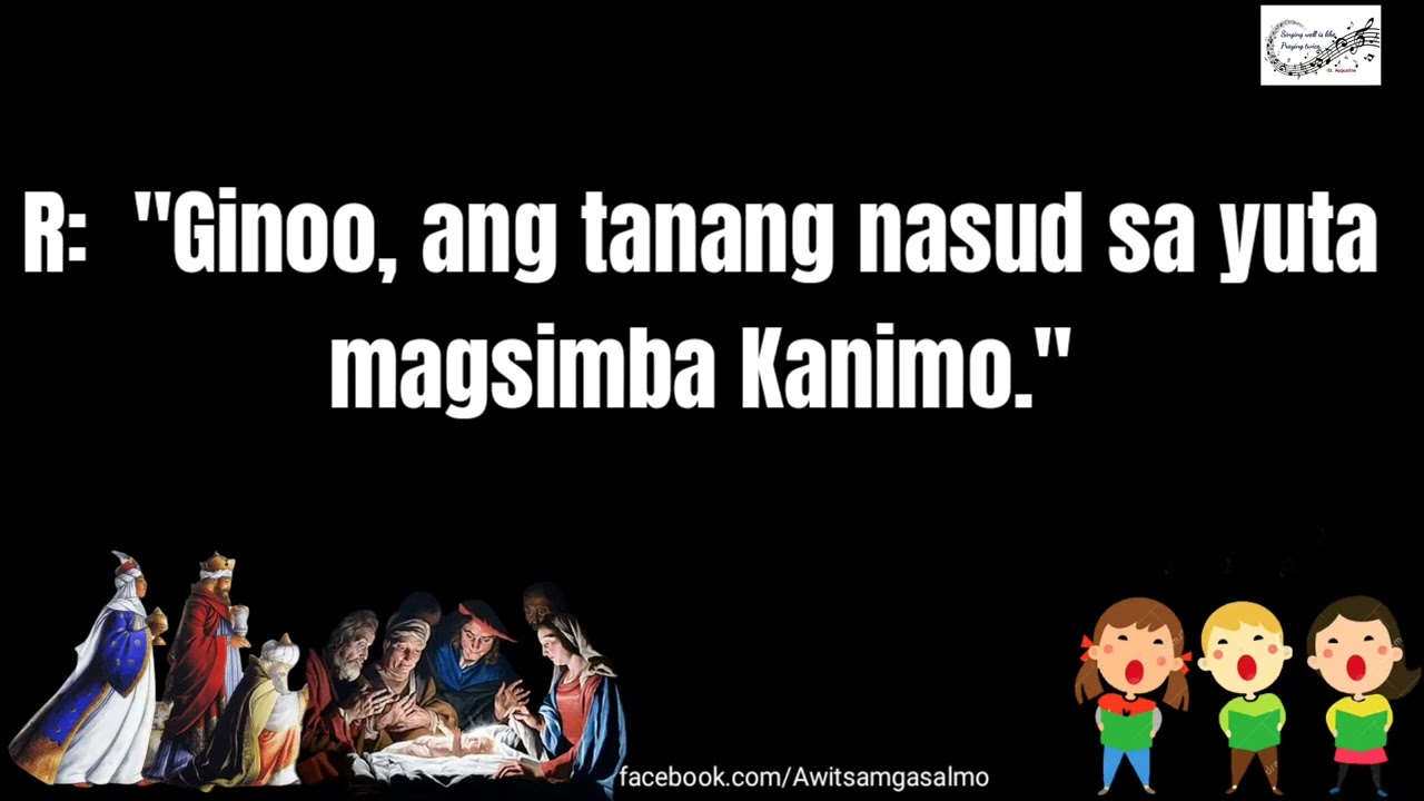 SALMO RESPONSORYO | Ginoo, ang tanang nasud sa yuta magsimba Kanimo | January 4, 2026