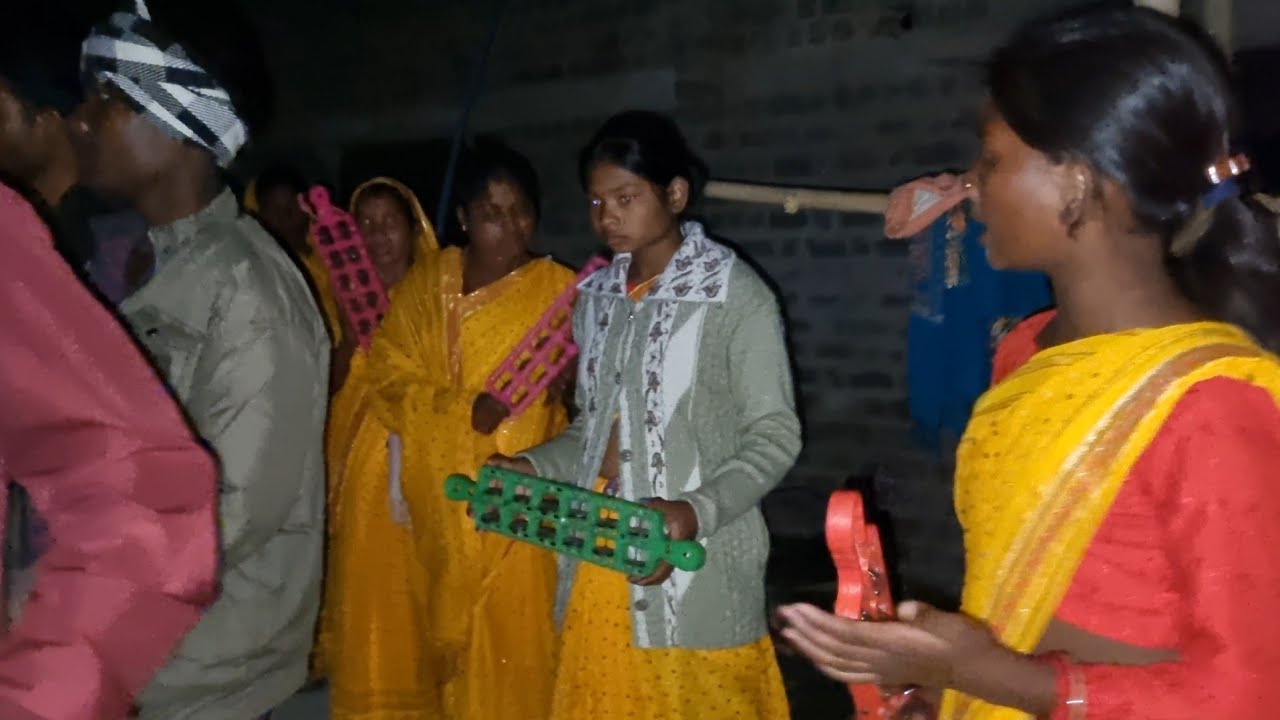 कीर्तन मंडली-गांगीमुंडा [ राम भाजन ] छोटी सी बच्ची इतना मधुर आवाज में गई की सबको नाचने में मजबूर l|