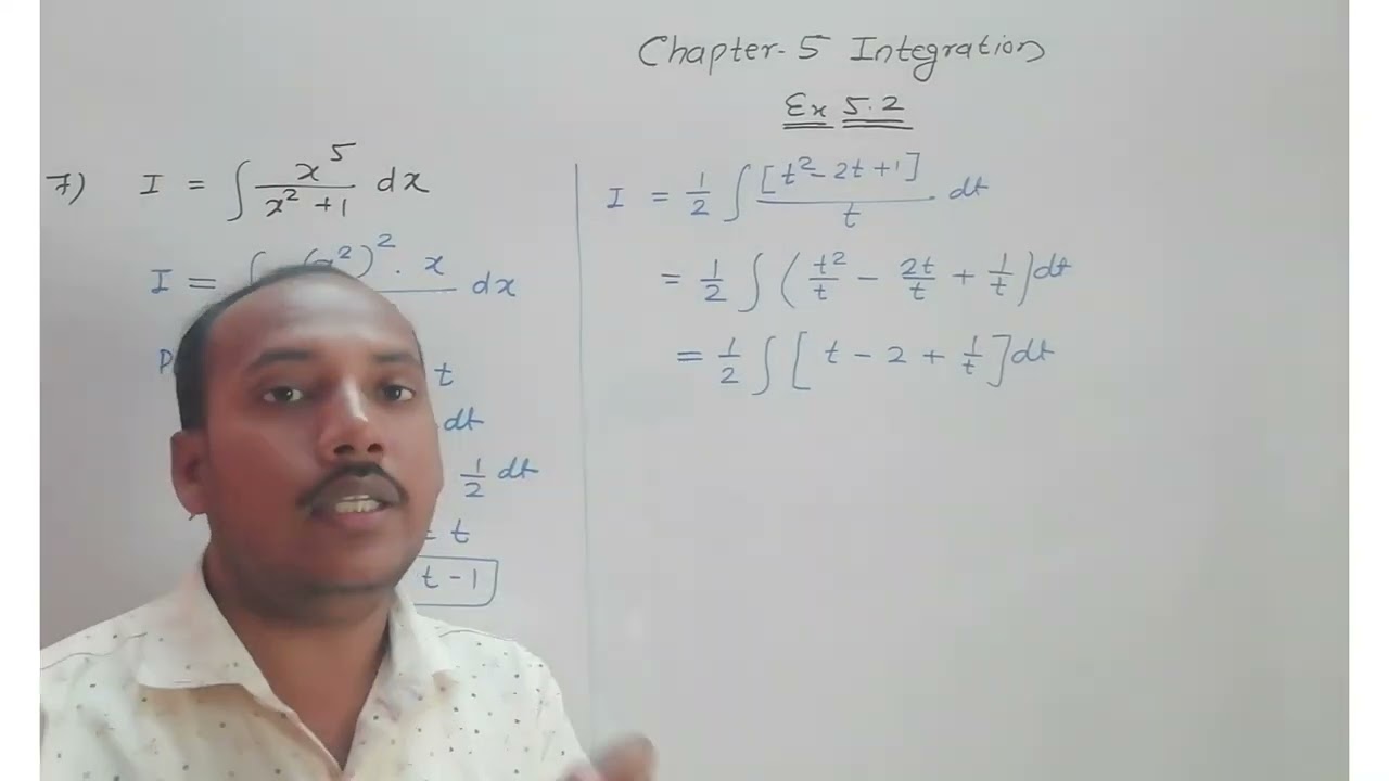 L-7 Class -12th || Maths-1 || Integration Exercise 5.2 ( Q.No. 5 to 9  ) || Vimlesh Sir 