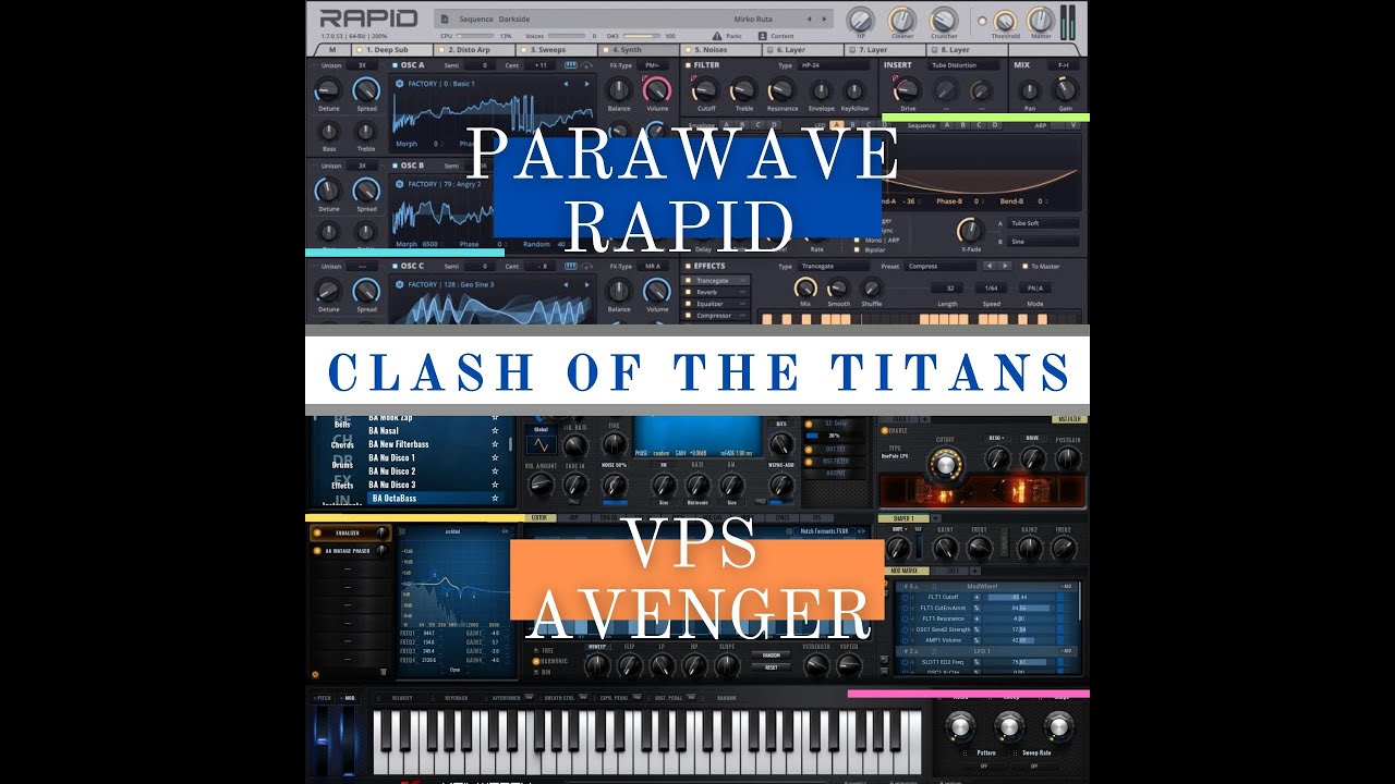 Parawave RAPID vs VPS Avenger  Presets (No Talk)