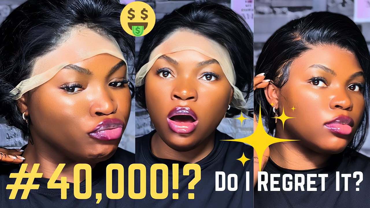 Этот парик с короткой стрижкой обошёлся мне в 40 000 ₦!! Жалею ли я об этом? 😭✨Обзор, настройка, ...