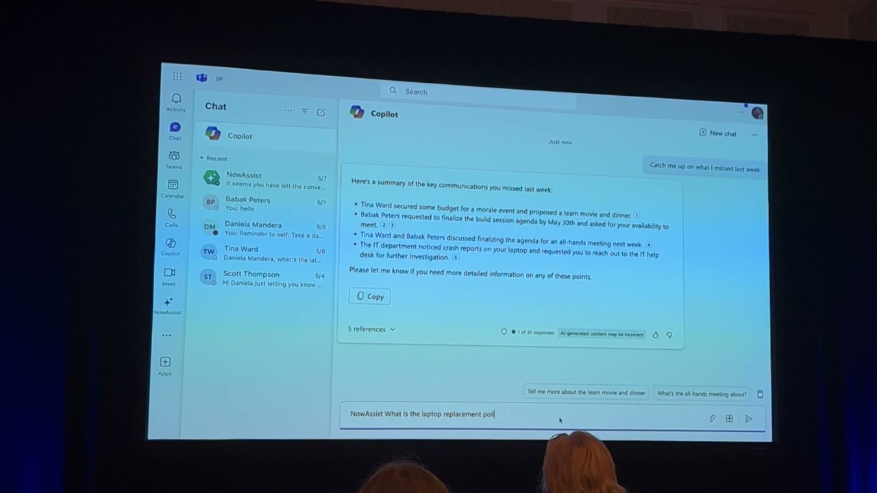 ServiceNow integrates Now Assist in Microsoft Teams