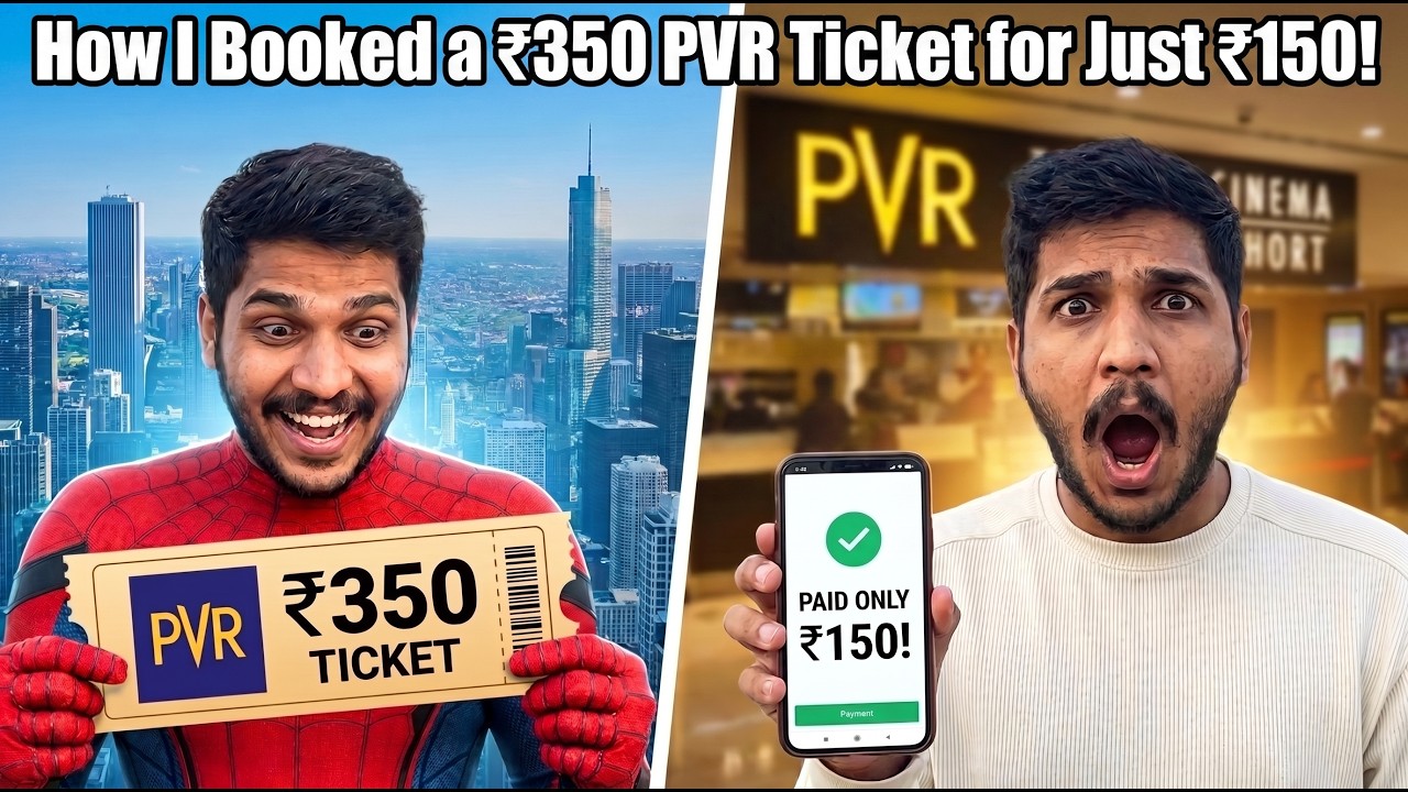 🕷️ How I Booked a ₹350 PVR Ticket for Just ₹150! | Spider-Man: Brand New Day