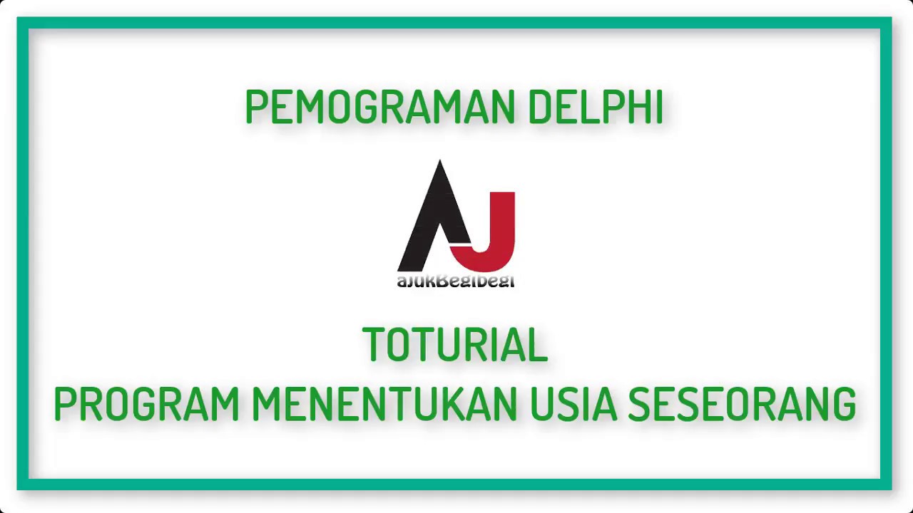 Program Cara Mengetahui Umur Seseorang
