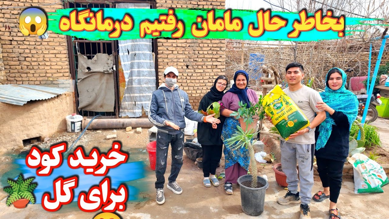 ولاگ روزانه 💥 امروز مامان لیلارو بریدم درمانگاه ☹️ خرید کود و سم برای گل های باغچه 🤩 گل ماداگاسکار🪴