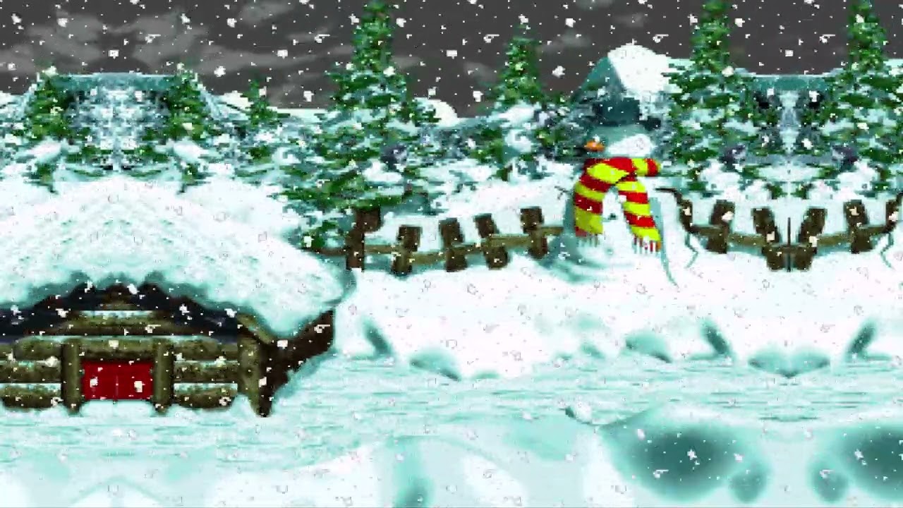 Frosty Frolics Ambience (Heavy Snow Version) - Donkey Kong Country 3
