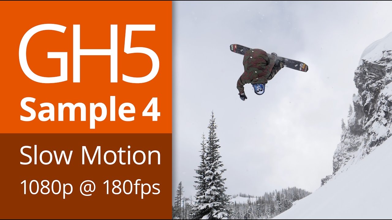 GH5 Sample Footage No. 4; Slow Motion, 1080p @ 180fps