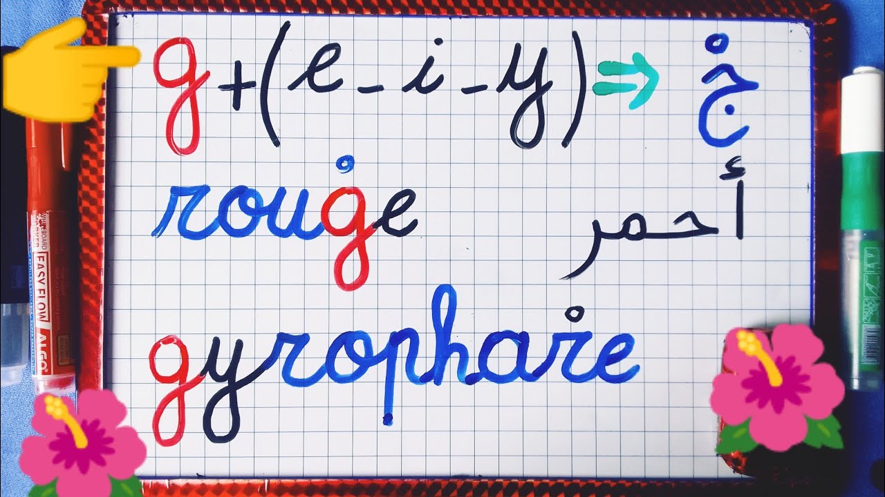 prononciation de la lettre (g).