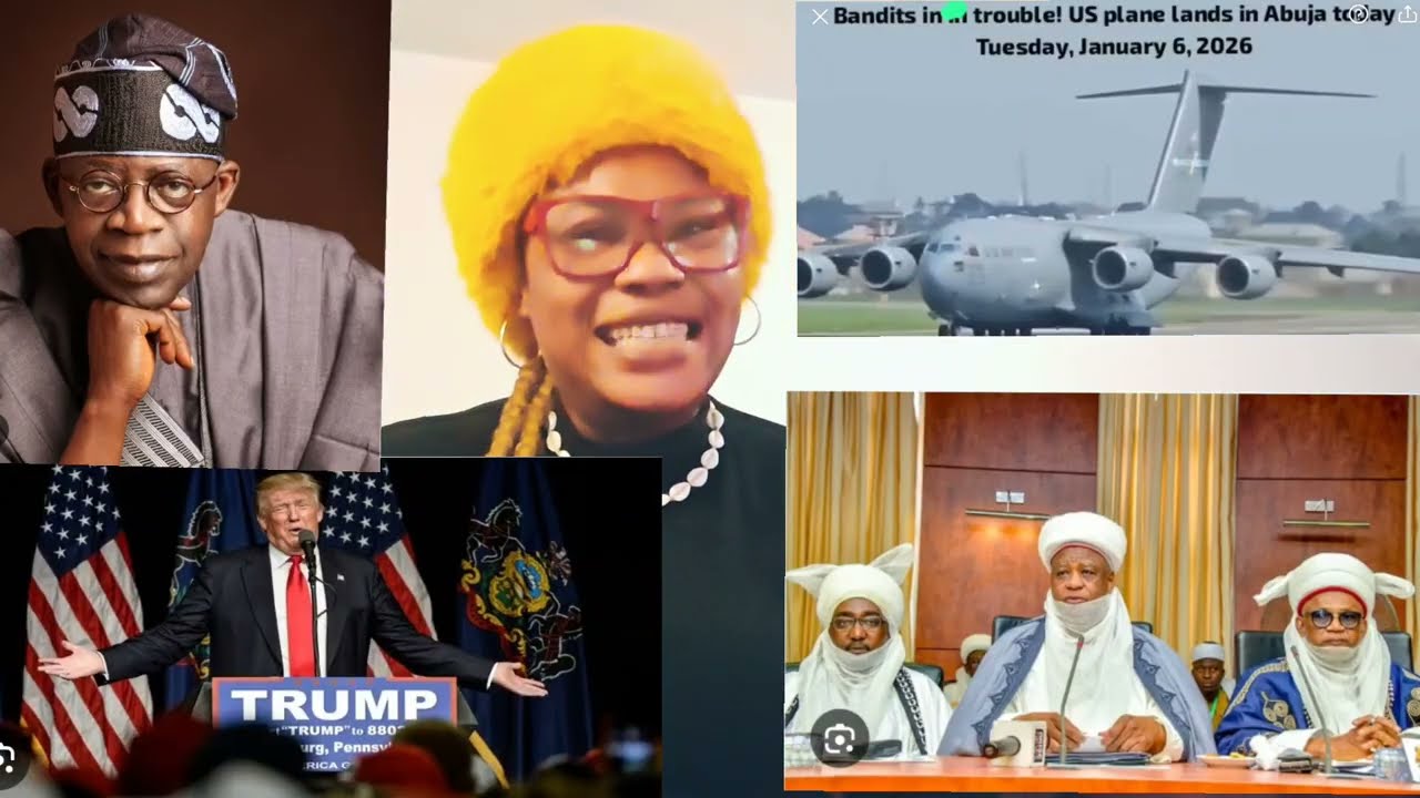 U.S AIRFORCE C-130J BALE LABUJA,TRUMP YARI /WON KO ERU OGUN KURO NI SOKOTO / AREWA NBE XTIAN ODOJU E