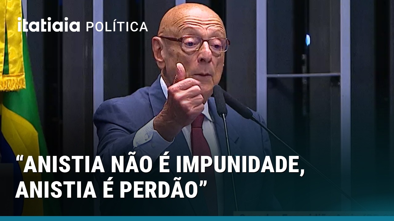 ESPERIDIÃO AMIN EXIGE CPI DO BANCO MASTER E DEFENDE ANISTIA NO SENADO