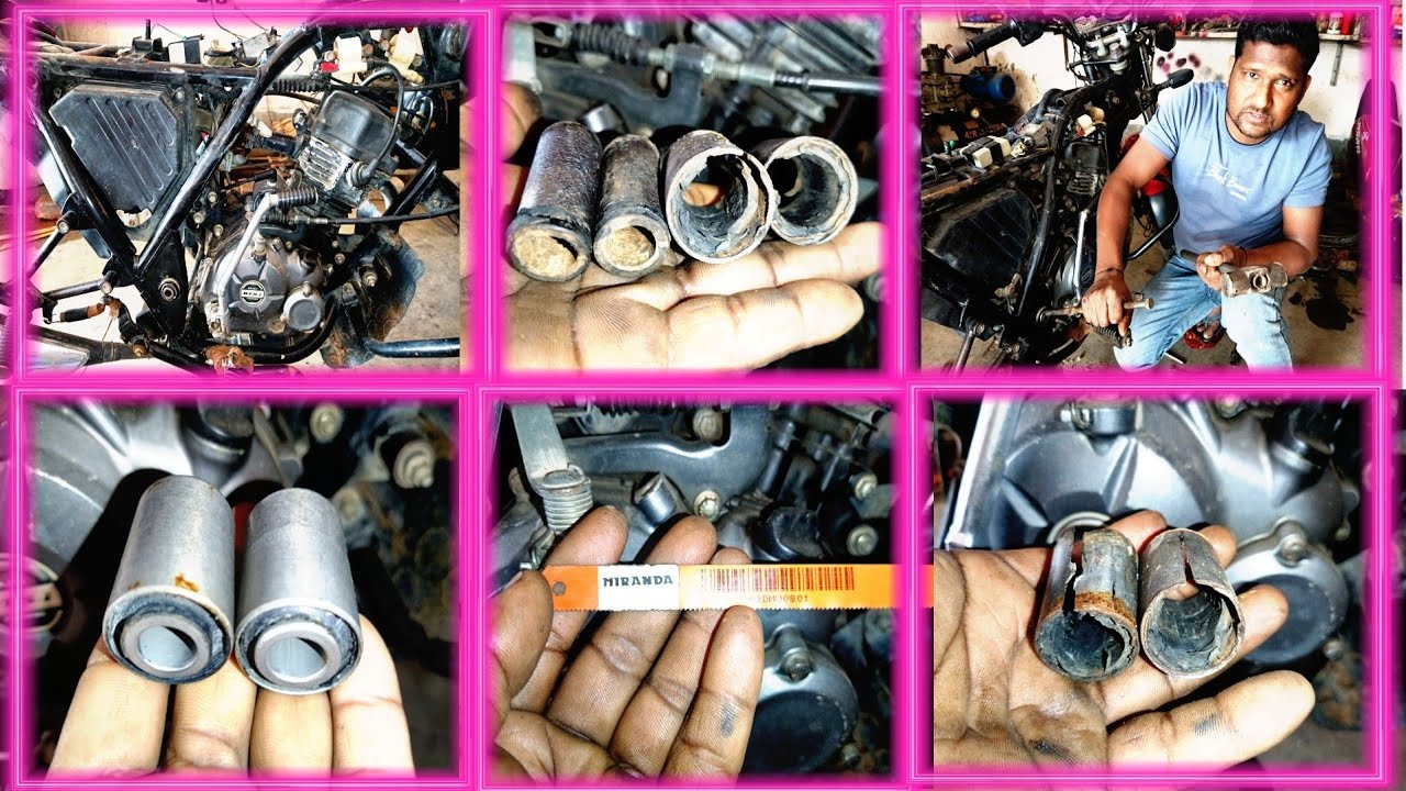 Bajaj discover bike suspension bush replacement how to replacement bush
