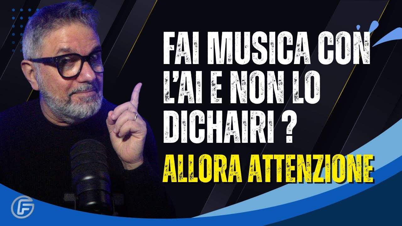 FAI MUSICA CON L'AI E NON LO DICI ? ATTENZIONE PUÒ ESSERE PERICOLOSO