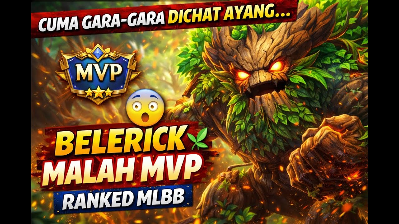 Nggak Nyangka… Main Belerick Jadi MVP Abis Dichat Ayang 💚 | Ranked MLBB