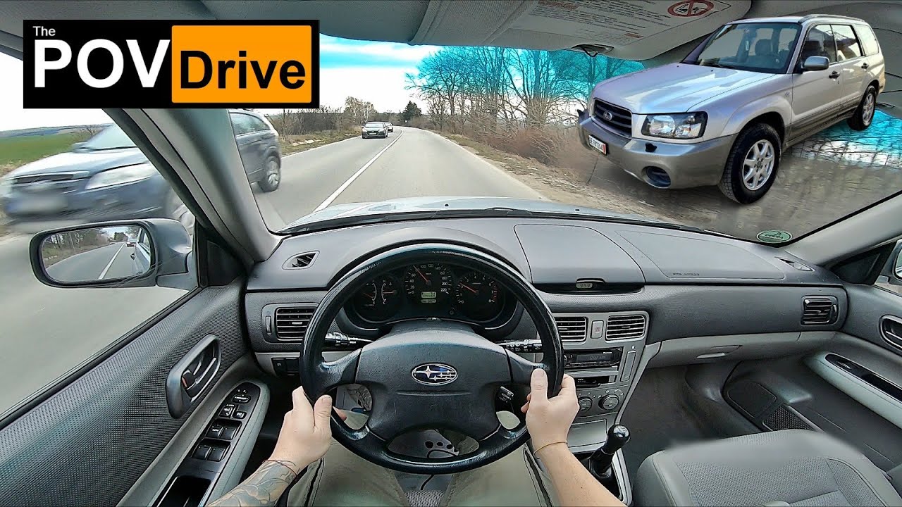 2004 Subaru Forester 2.0X 125hp | POV Test Drive