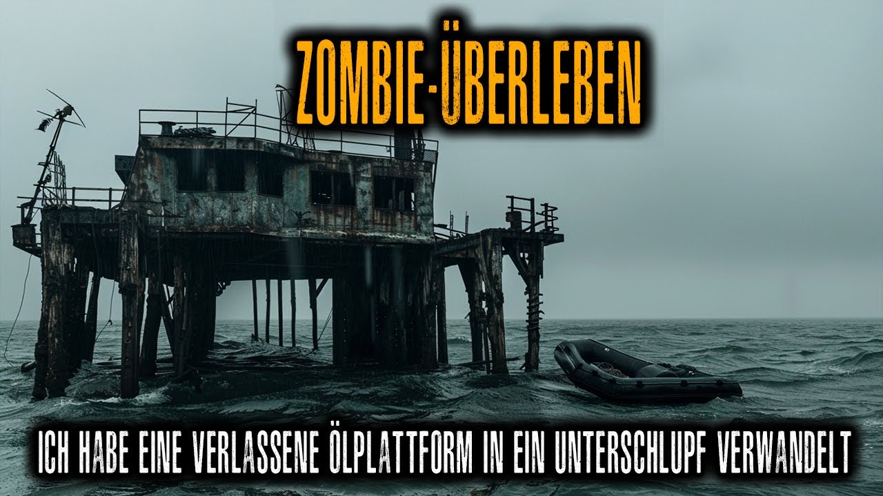 Ich verwandelte eine verlassene Ölplattform in eine Festung und versteckte mich dort