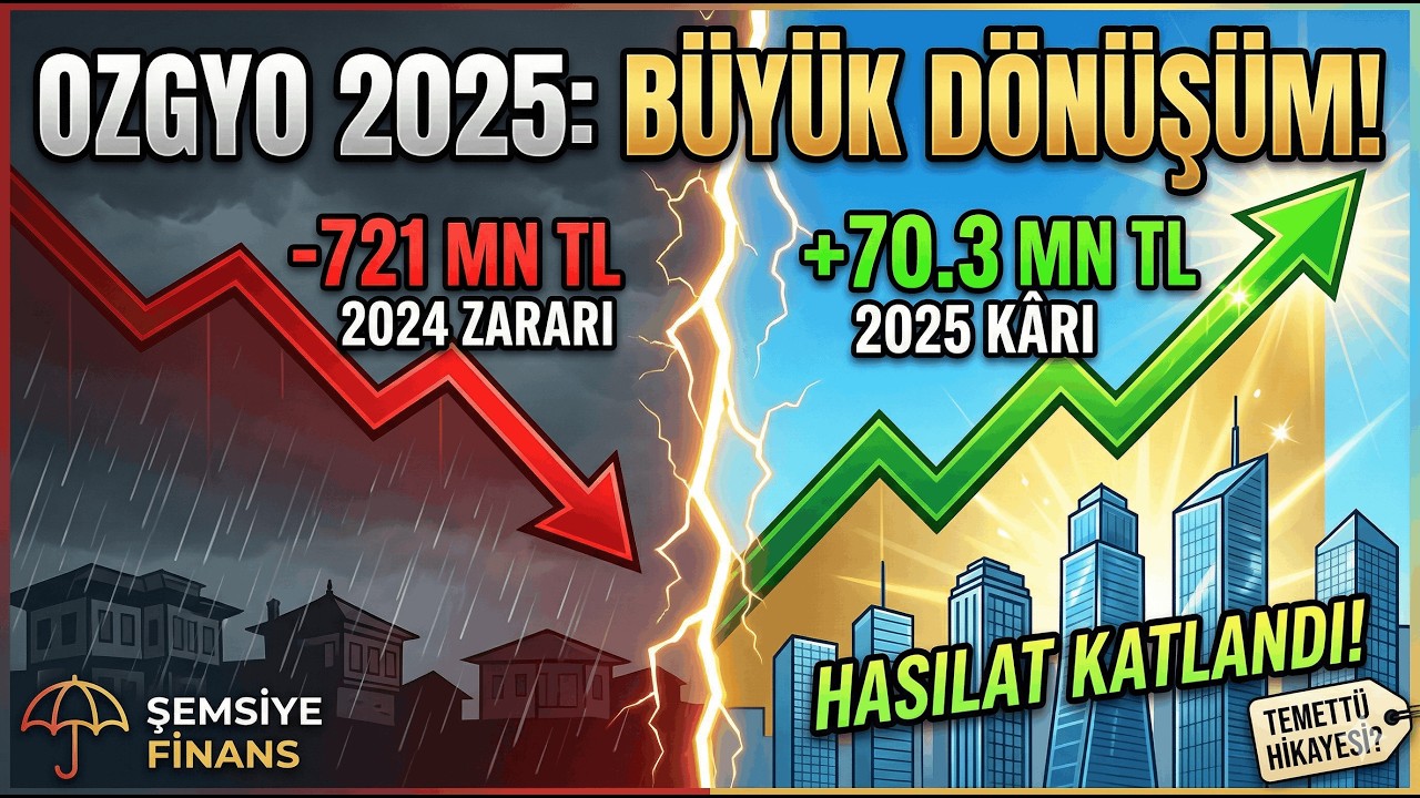 OZGYO 2025 Analizi: Zarardan K&acirc;ra Ge&ccedil;iş ve Hasılat Patlaması!
