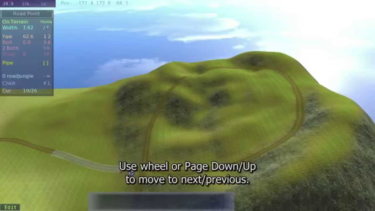 (old) Stunt Rally Track Editor - Chapter 3: Road, basic