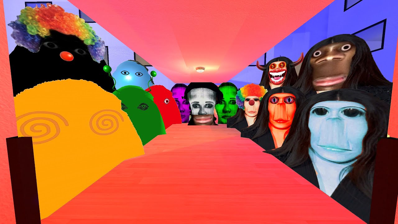 Angry Munci Family, Selene Delgado Family, Aughhhh And Rosalia Bizcochito Family Nextbot Gmod