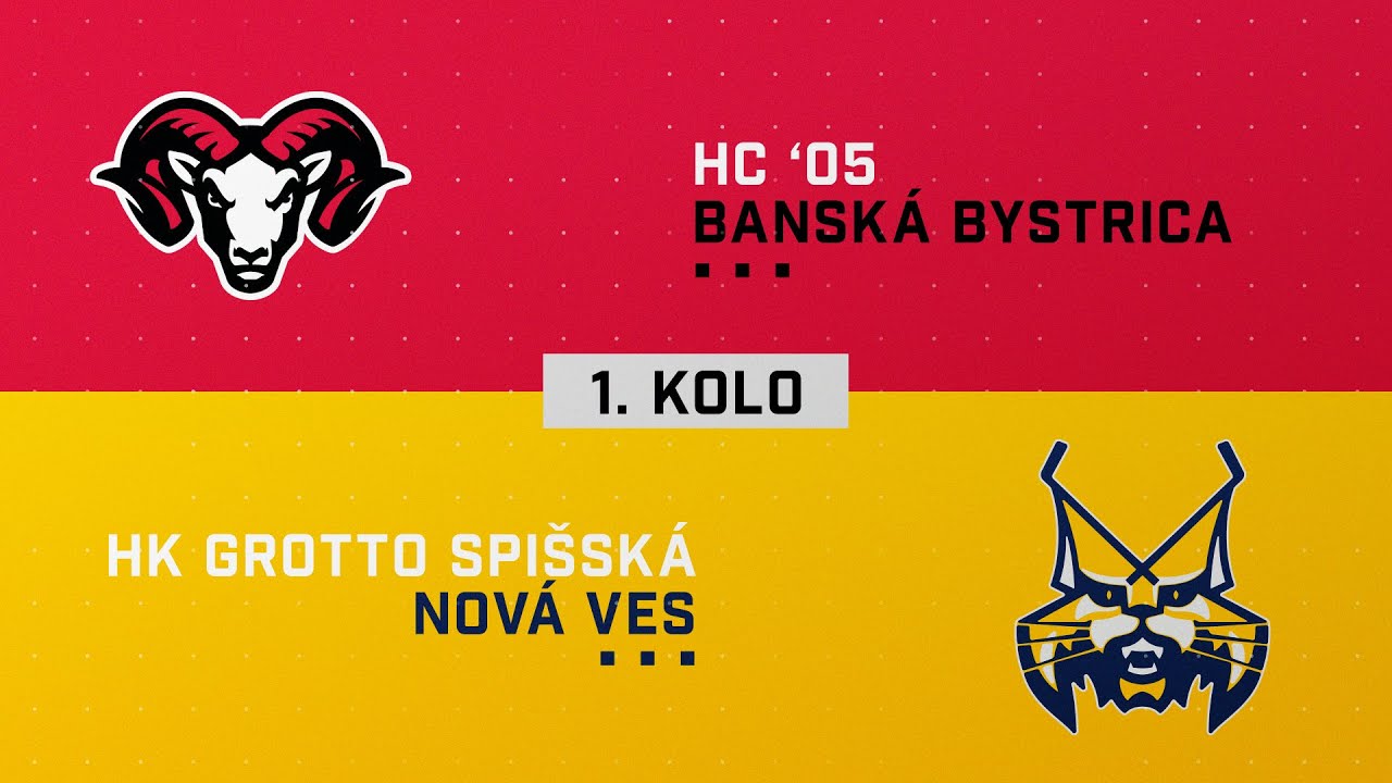 1.kolo HC 05 Banská Bystrica - HK Grotto Spišská Nová Ves HIGHLIGHTS