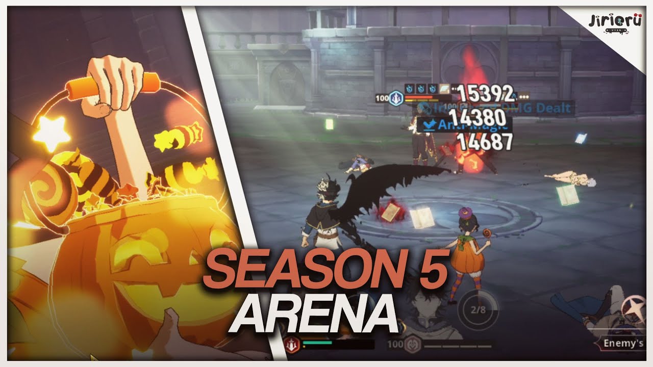 44k BURN DAMAGE FROM HALLOWEEN CHARMY! AUTO MONO RED PVP! | Season 5 Arena | Black Clover Mobile