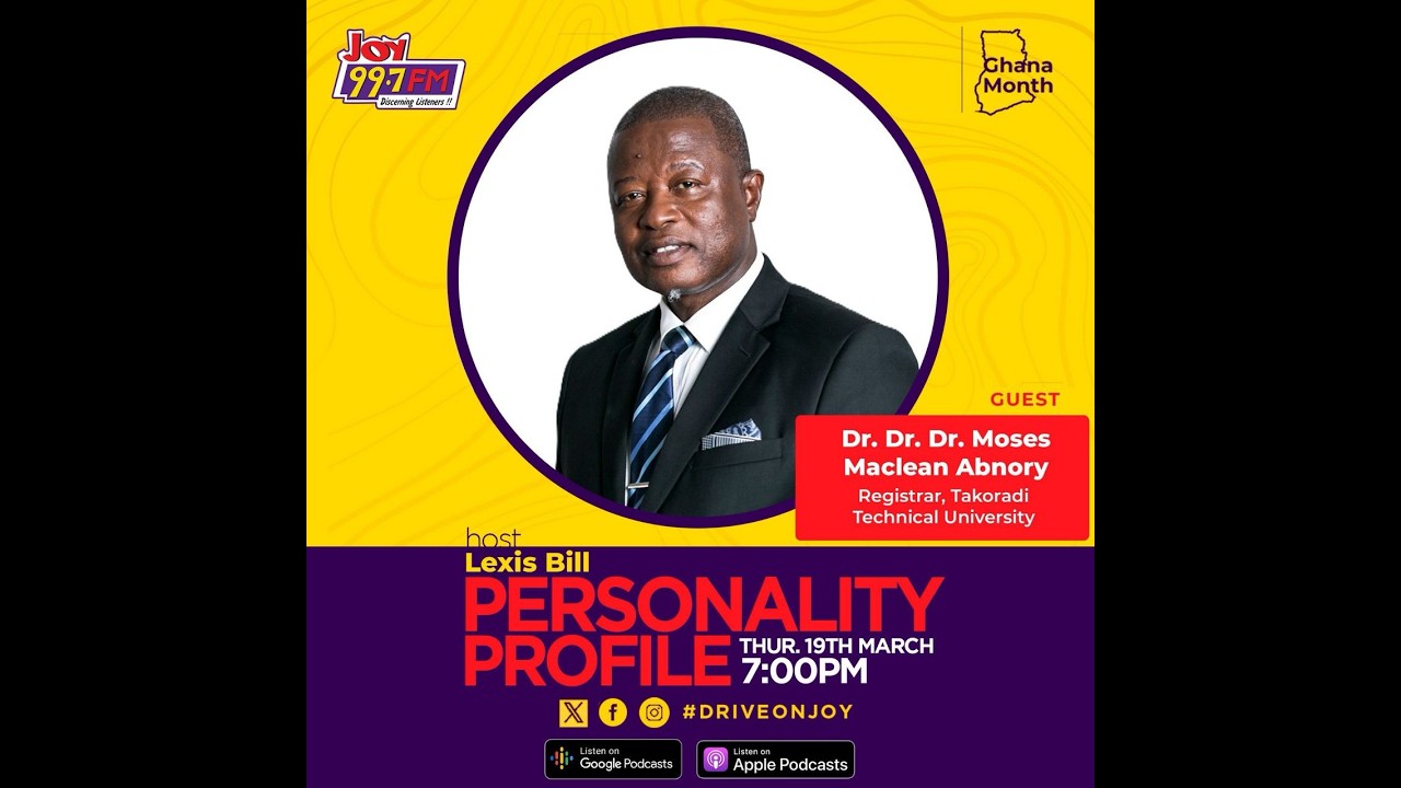 Time with Dr. Dr. Dr. Moses Maclean Abnory | Personality Profile with Lexis Bill