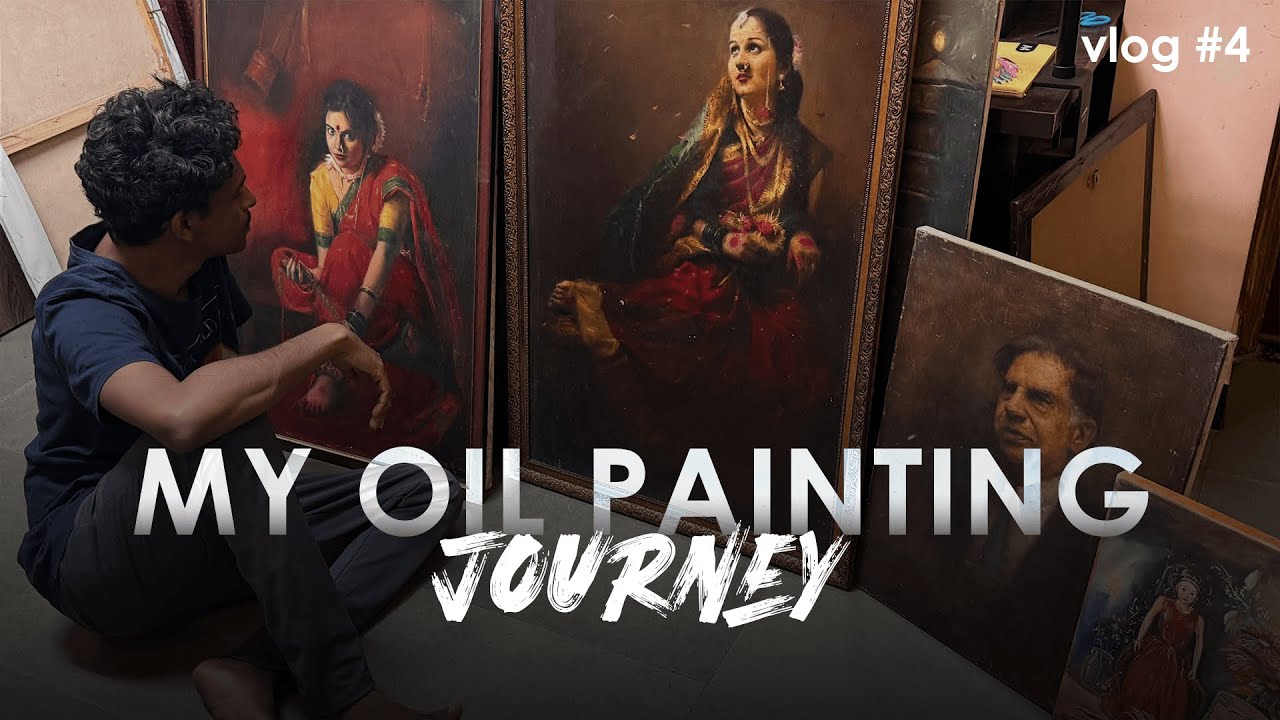 MY OIL PAINTING JOURNEY - VLOG #4