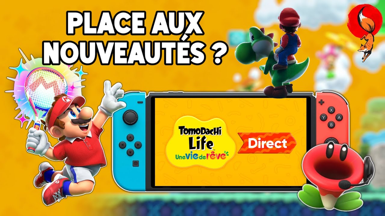 Le prochain NINTENDO DIRECT devrait être moins 