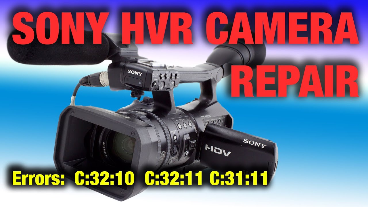 Ремонт камер SONY серии HVR с проблемой застрявшей деки