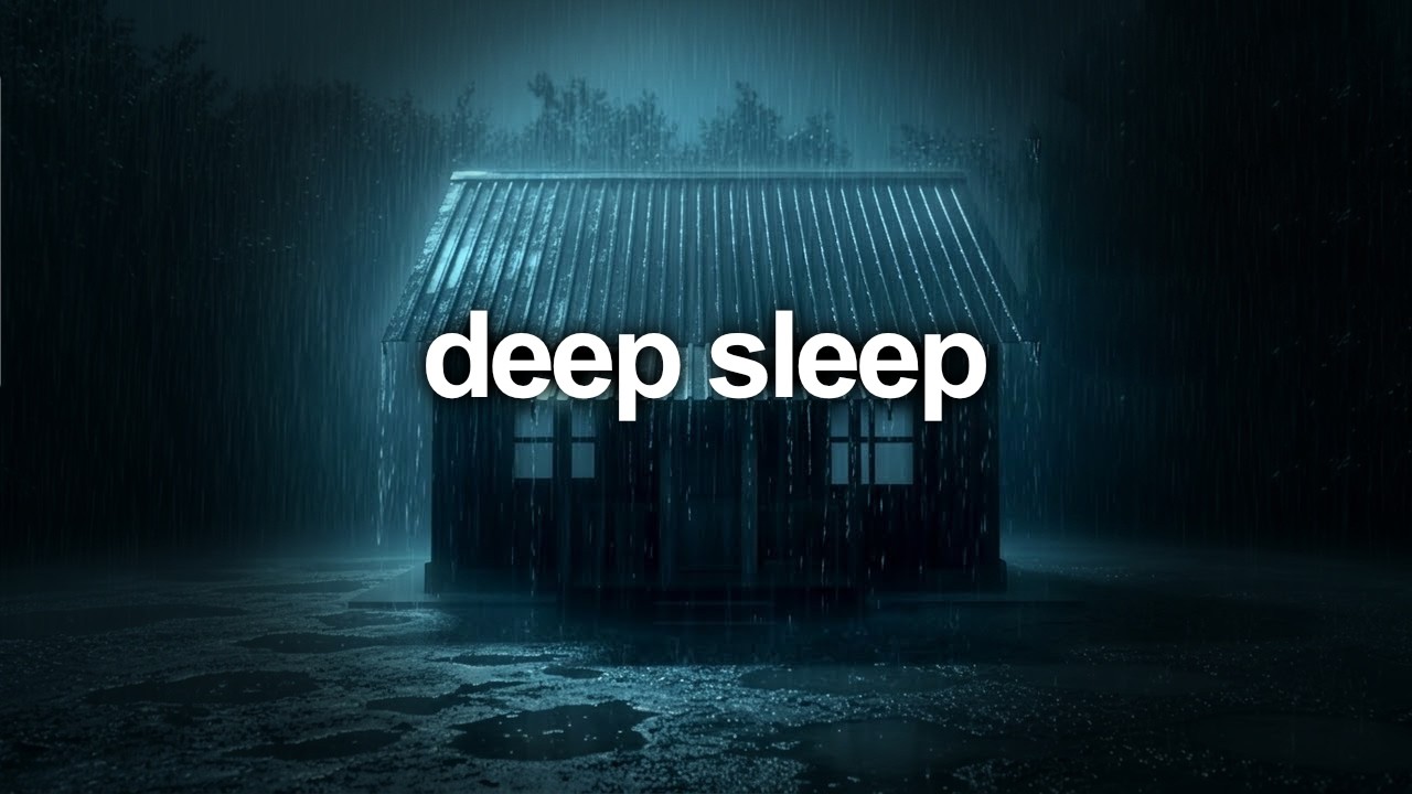 Heavy Rain on a Tin Roof for Deep Sleep (10 Hours)