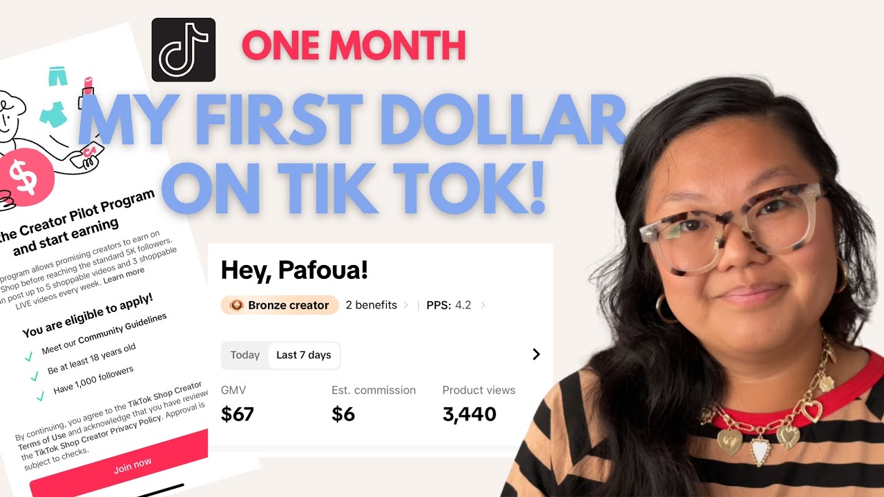 My First Month in the TikTok Creator Pilot Program | SAHM Side Hustle Journey