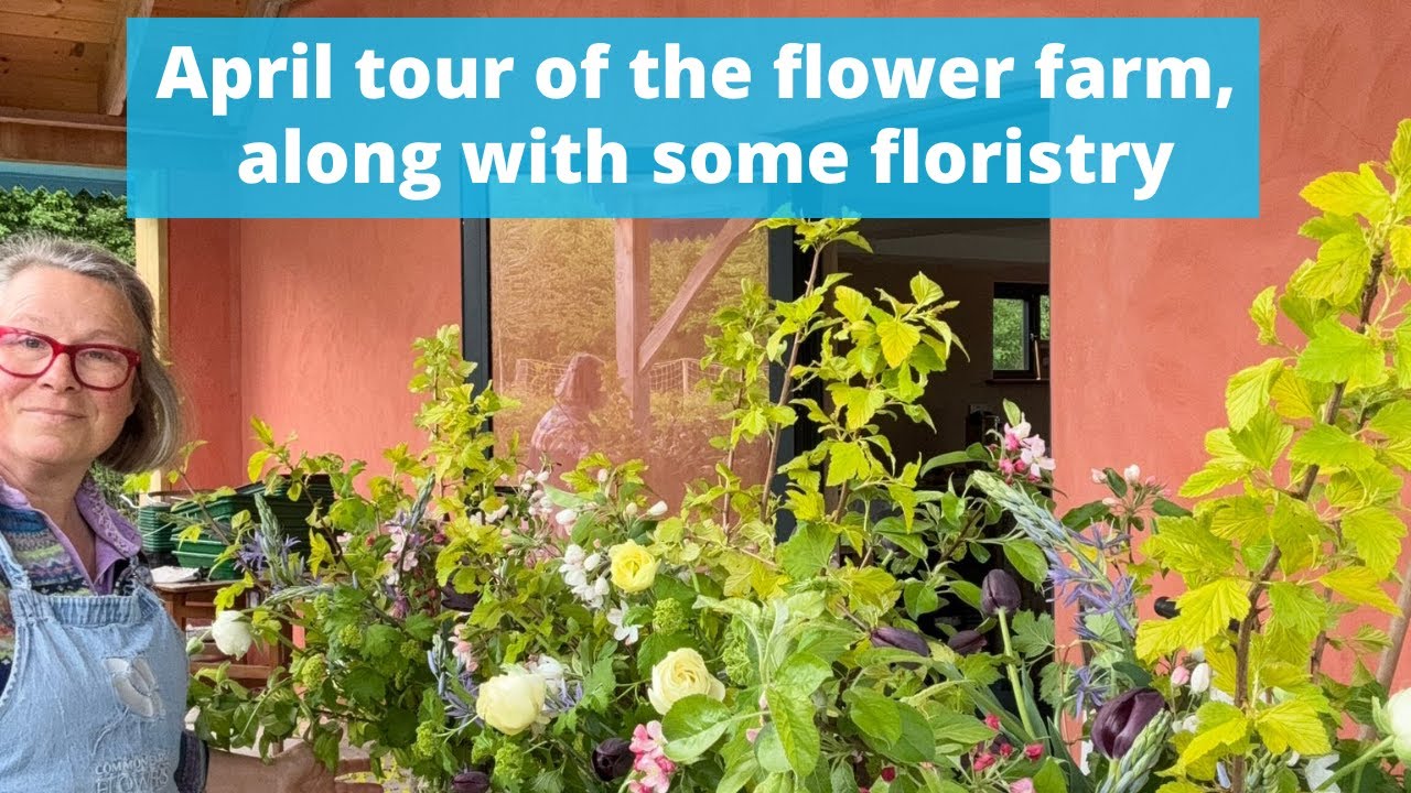 April tour of the flower farm with floristry at the end