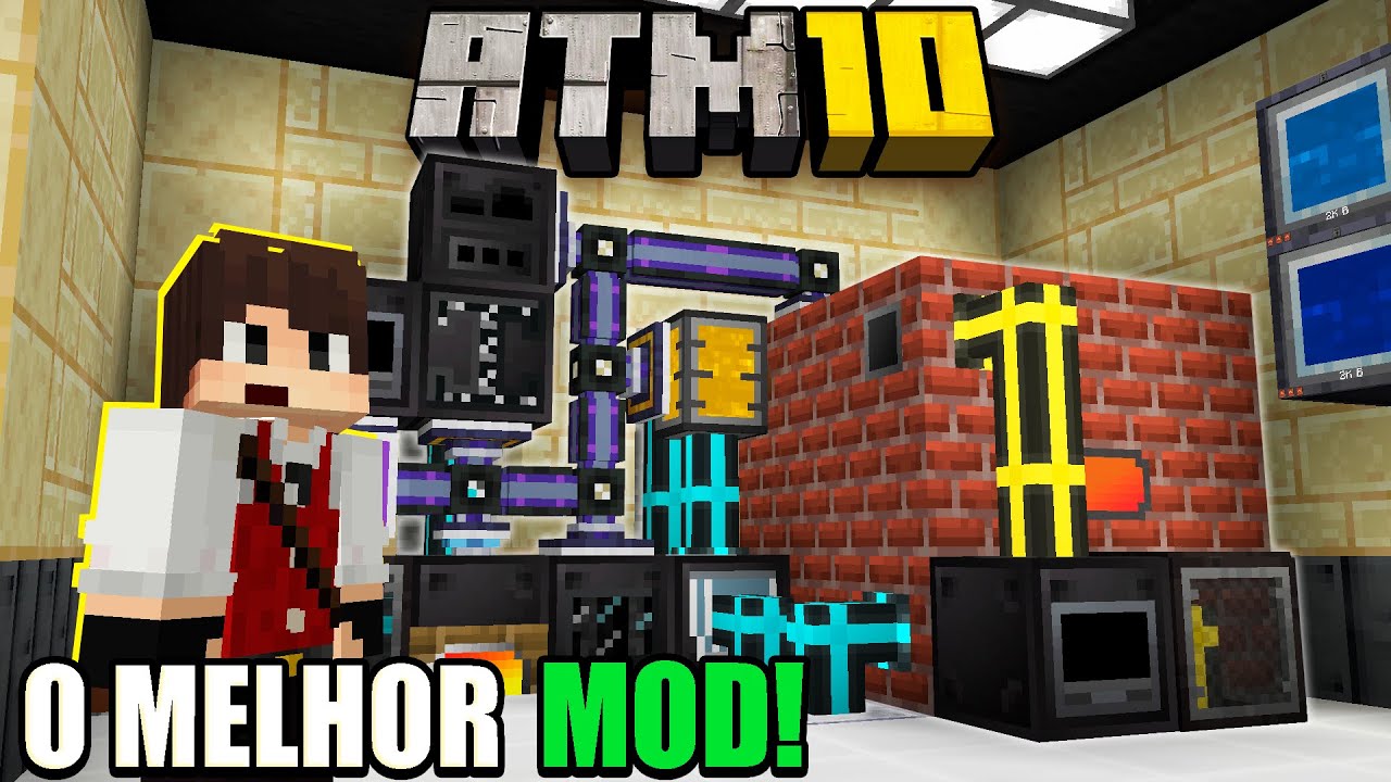 ESTE &Eacute; O MOD MAIS LEGAL DO ATM! MODERN INDUSTRIALIZATION! - #ATM10 EP 36