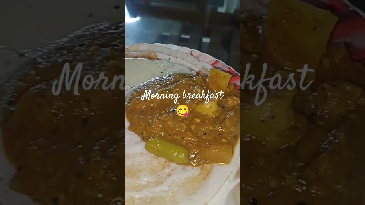 ദോശയും ചട്നിയും സാമ്പാറും 😋✨