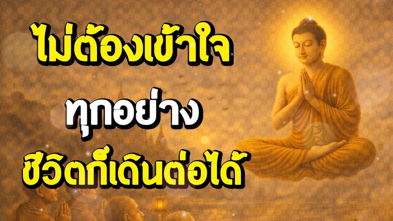 ไม่ต้องเข้าใจทุกอย่าง ชีวิตก็เดินต่อได้ | ฟังธรรมผ่อนคลาย | Ep.57