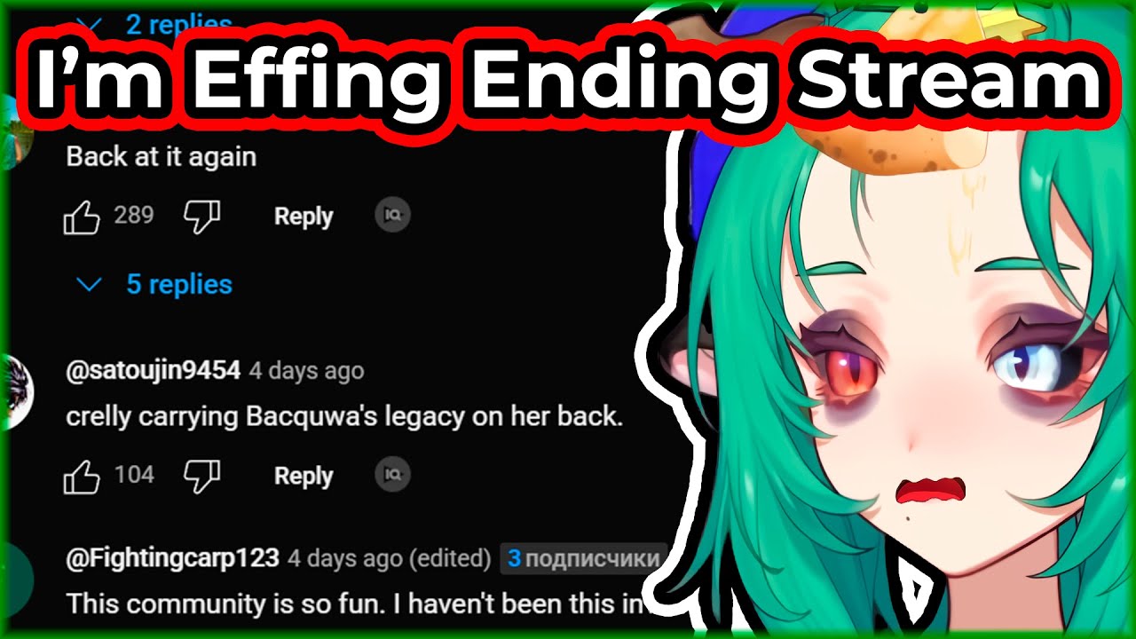 Crelly Reacts To YouTube Comments About Her Backtuber Allegations...