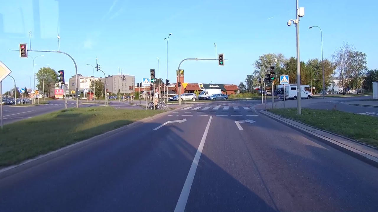 AUTOBUSEM PO BIAŁYMSTOKU LINIA 8 STAROSIELCE PKP - TOWAROWA - POWRÓT NA STARĄ TRASĘ