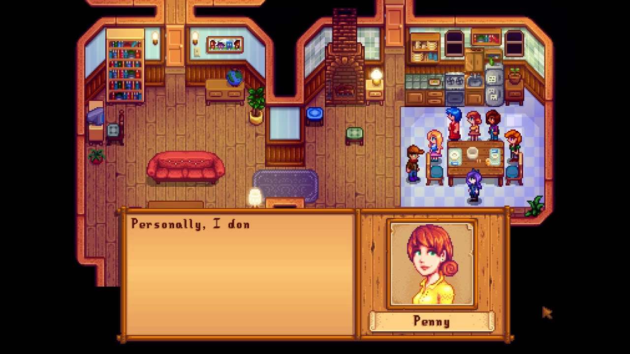Stardew Valley - Polyamory event (Girls+ Rabbit's Foot) / Group 10-Heart Event