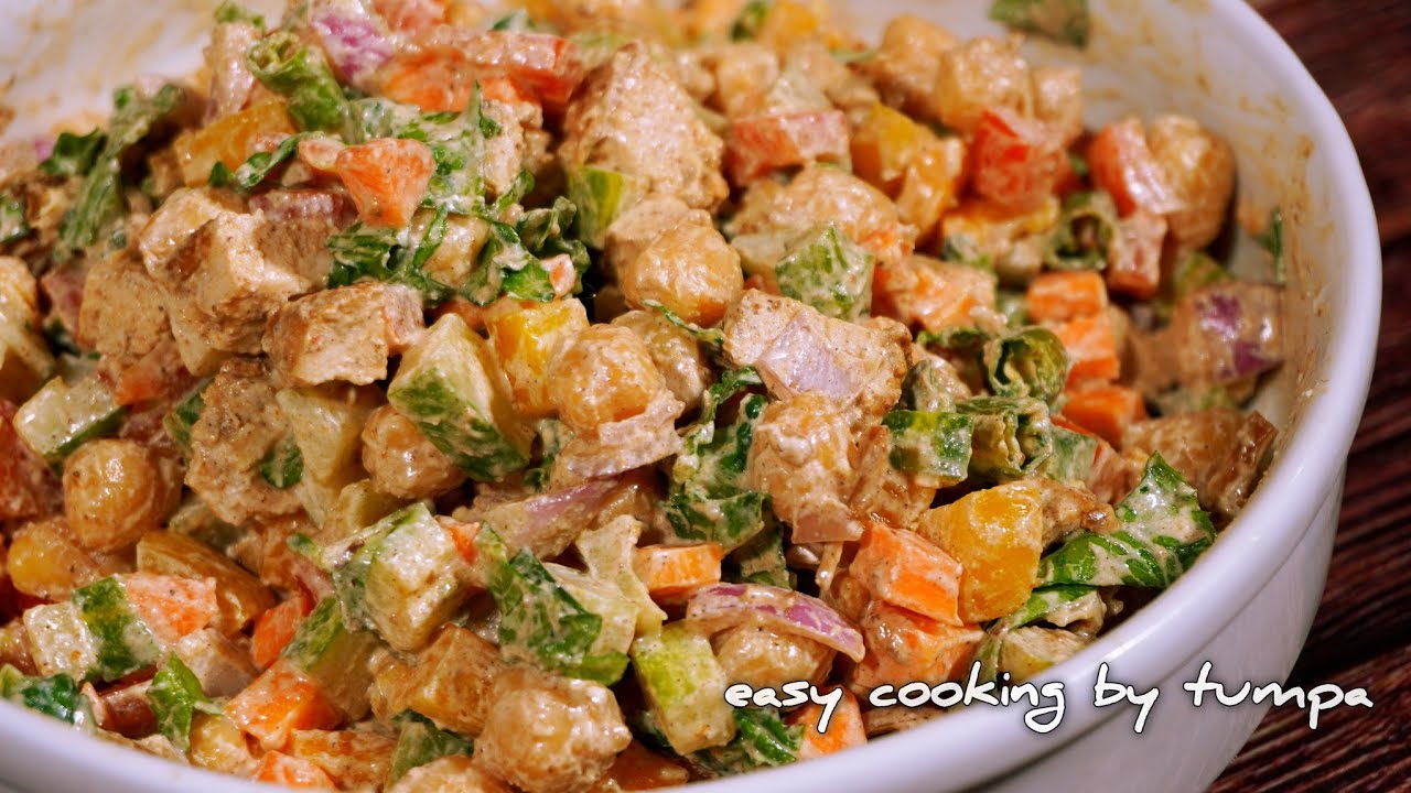 Ramadan Special Protein Salad Recipe | Chickpea Salad Recipe By Tumpa 