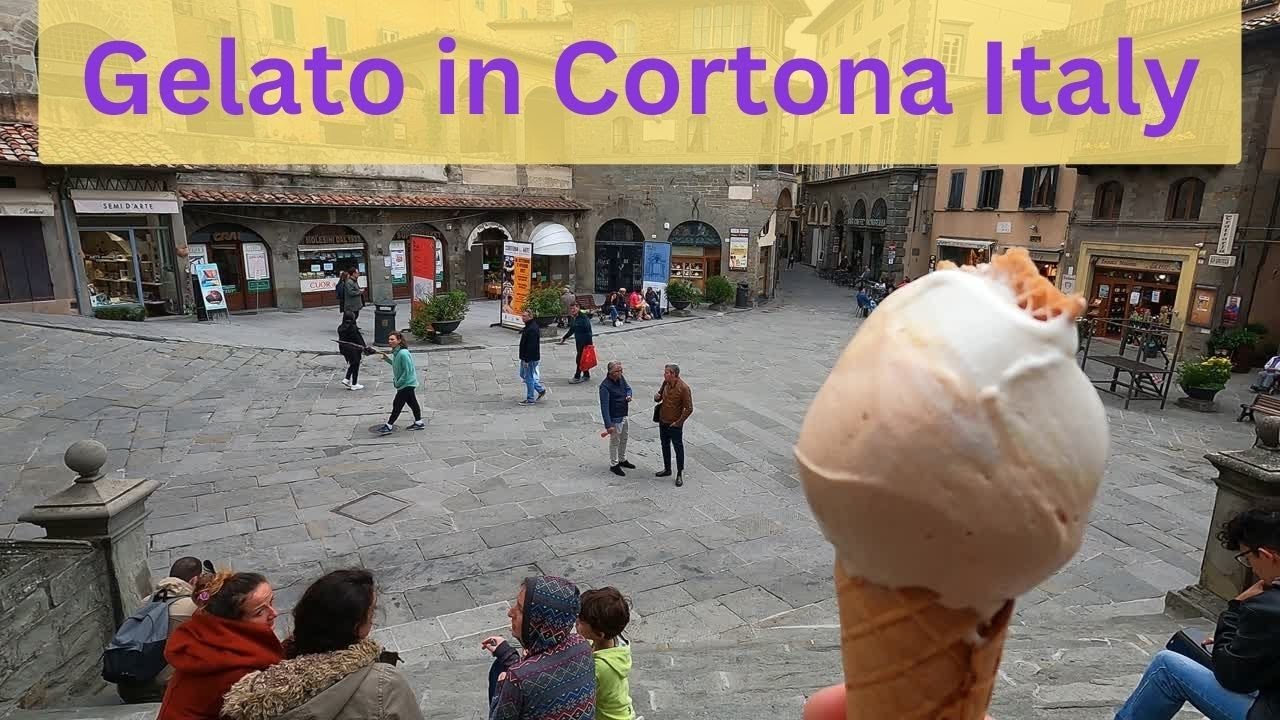 Gelato in Cortona