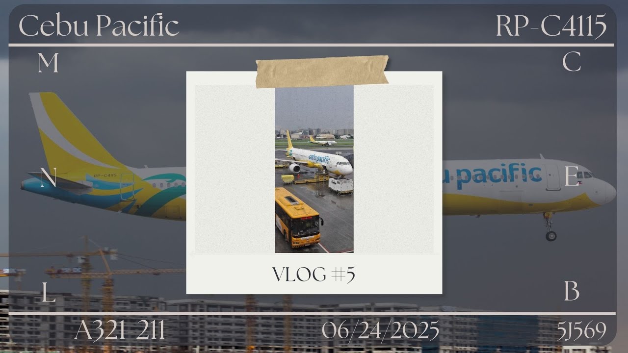 FLIGHT VLOG #5: Cebu Pacific I 5J569 I Manila to Cebu I RP-C4115 I imclint